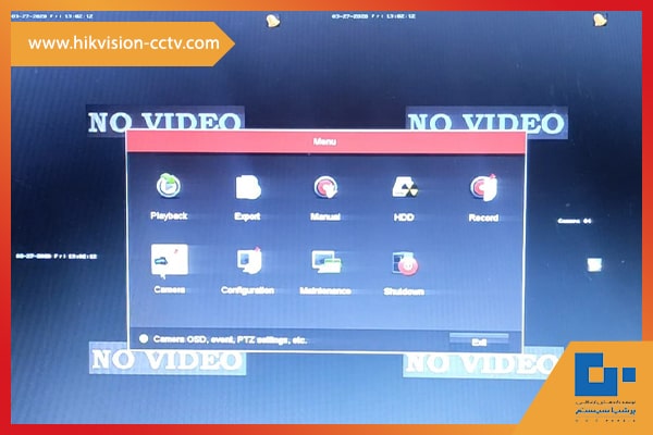 نحوه اتصال دوربین ip به dvr